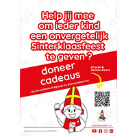 Promotieposter A3: Doneer cadeaus